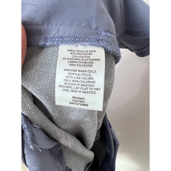 Halogen Chambray Tailored Pants Blue Size 22 NWT - Picture 8 of 8